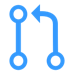 Two nodes merged to one.